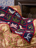 West Yorkshire Spinners Strawberry Thief blanket knitting kit (British brand)