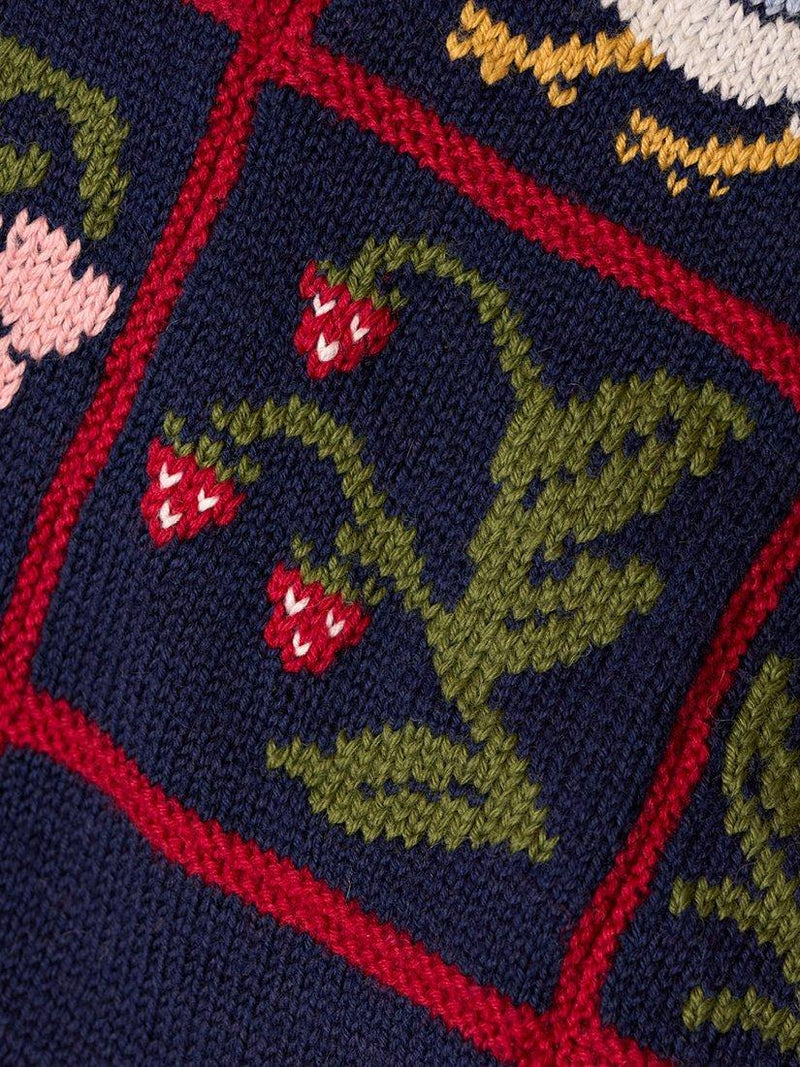 West Yorkshire Spinners Strawberry Thief blanket knitting kit (British brand)