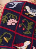 West Yorkshire Spinners Strawberry Thief blanket knitting kit (British brand)