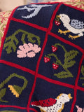 West Yorkshire Spinners Strawberry Thief blanket knitting kit (British brand)