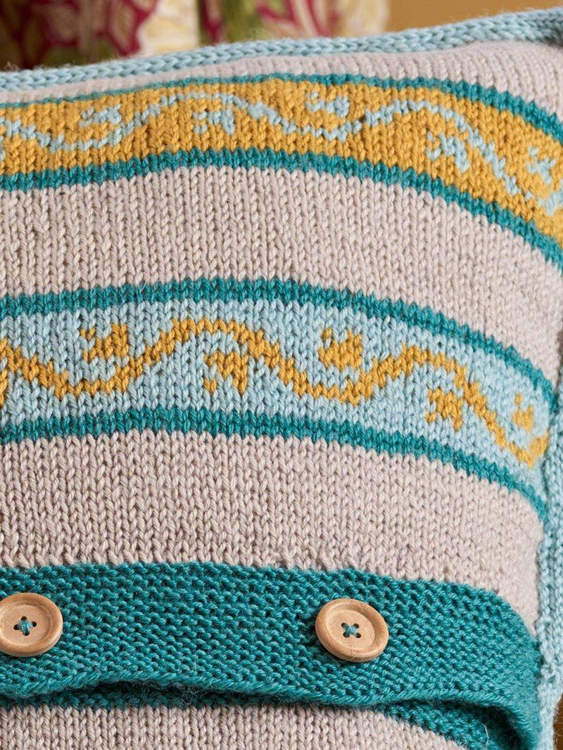 West Yorkshire Morris DK cushion knitting kit, UK version