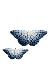 John Lewis Poole Pottery Butterfly Ornaments, Set of 2, Ocean- Buy online at McGrocer