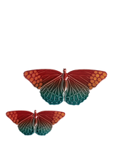 John Lewis Poole Pottery Horizon Earthenware Butterfly Ornaments Set of 2- Buy online at McGrocer