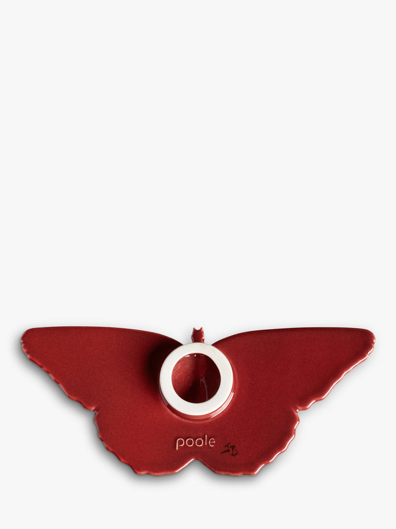 Poole Pottery butterfly ornaments Horizon set of 2, UK version