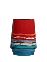 John Lewis Poole Pottery Keystone Earthenware Vase Horizon H26cm- Buy online at McGrocer