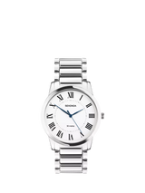 John Lewis Sekonda Men's Beaumont Bracelet Strap Watch, Silver, 40mm- Buy online at McGrocer