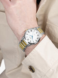 Sekonda Beaumont watch white dial Roman numerals 40mm, UK version