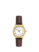 John Lewis Sekonda Evans Women's Leather Strap Watch, Brown- Buy online at McGrocer