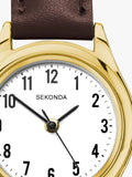 Sekonda Evans women's leather strap watch 25mm (British brand)