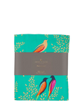 Sara Miller Chelsea Birds cotton tablecloth 250x160cm green, imported from the UK