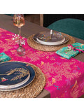 Sara Miller Chelsea Birds cotton table runner 250cm (British brand)