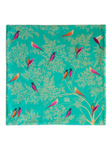 John Lewis Sara Miller Chelsea Birds Cotton Napkin Set of 2 Green- Buy online at McGrocer