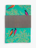 Sara Miller Chelsea Birds cotton napkins set of 2 green (British brand)