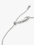 Monica Vinader lab grown diamond chain bracelet silver (British brand)