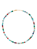 Monica Vinader beaded gemstone necklace multi 43-46cm - British product