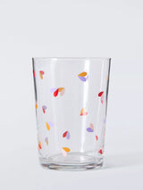 John Lewis John Lewis Multi Heart Glass Tumbler, Clear, 500ml- Buy online at McGrocer