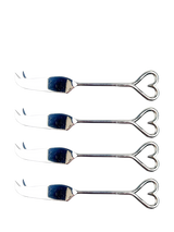 John Lewis Selbrae House Love Heart Mini Cheese Knives, Set of 4- Buy online at McGrocer