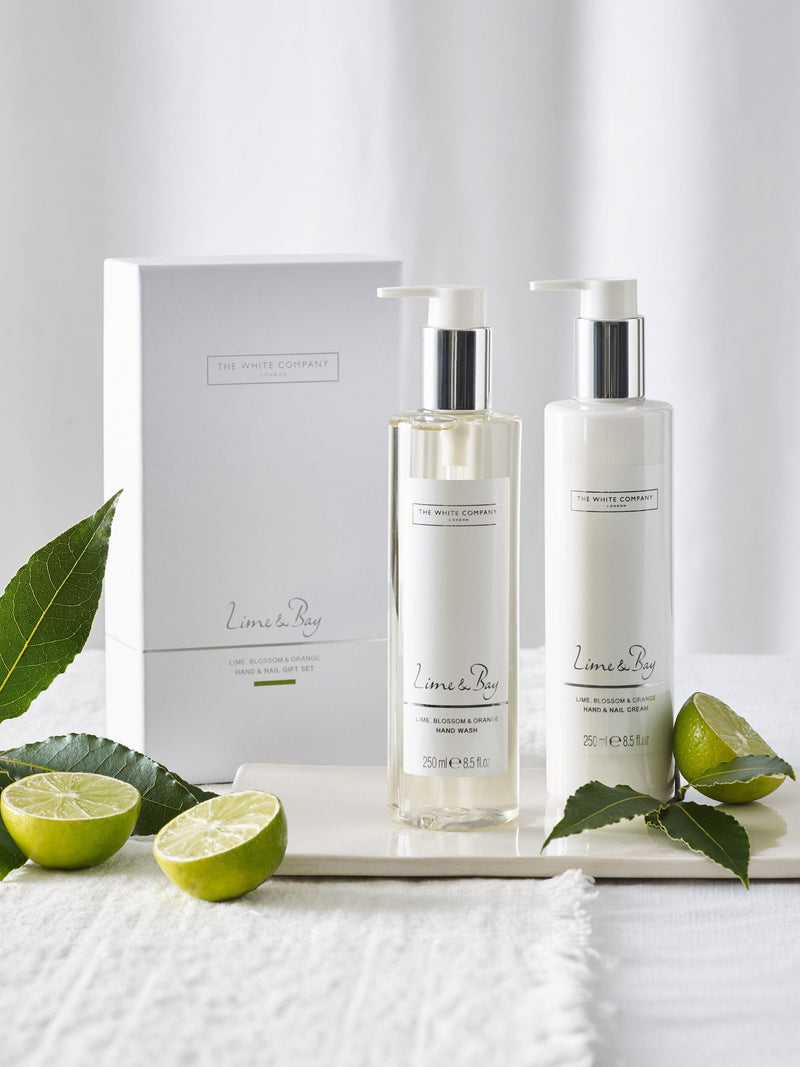 The White Company Lime & Bay gift set, imported from the UK