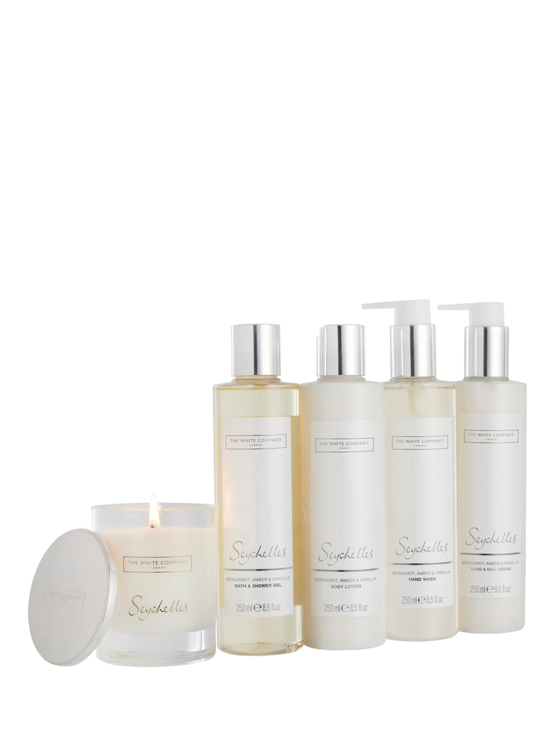 The White Company Seychelles Indulgence gift set, imported from the UK