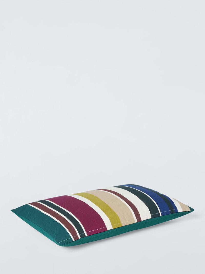 John Lewis navy stripe cushion 35x55cm, UK version