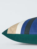 John Lewis navy stripe cushion 35x55cm, UK version