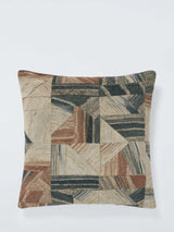 John Lewis John Lewis Corded Abstract Cushion, Multi Scatter Cushion, 50x50cm- Buy online at McGrocer