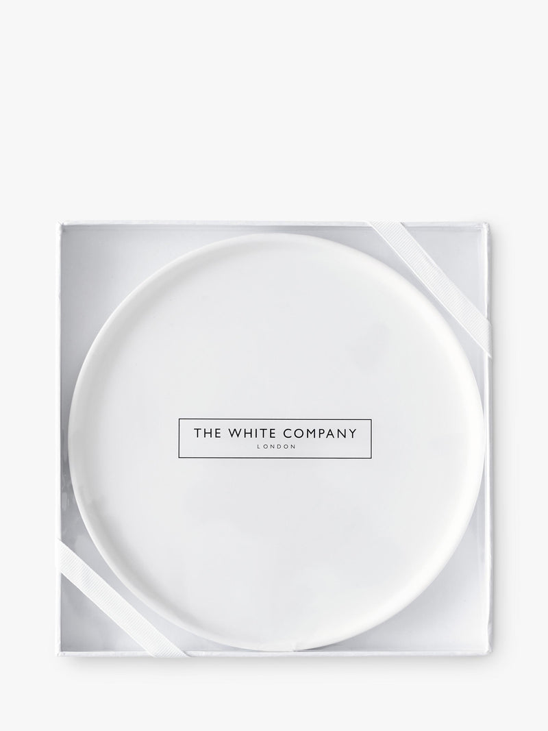 The White Company large botanical ceramic plate, UK version