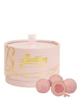 John Lewis Butlers Pink Marc de Champagne Chocolate Truffles in Powder Puff Box, 200g- Buy online at McGrocer