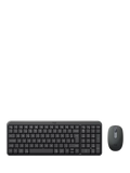 Logitech wireless keyboard and mouse combo black compact, UK version