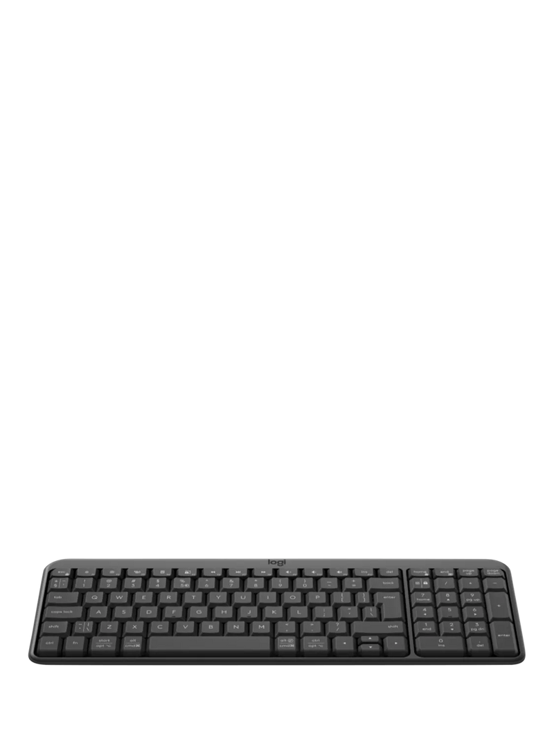 Logitech K250 wireless keyboard black, UK layout - British product