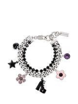 John Lewis Marc Jacobs Mini Icon Charm Bracelet Silver/Multi- Buy online at McGrocer
