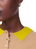 Marc Jacobs gold hoop earrings with cubic zirconia - British product