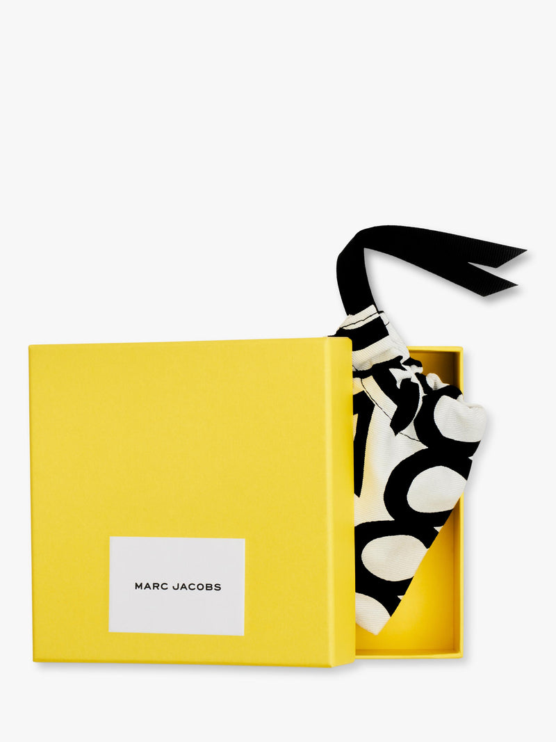 Marc Jacobs gold hoop earrings with cubic zirconia - British product