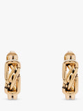 Marc Jacobs gold hoop earrings with cubic zirconia - British product