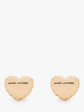 Marc Jacobs heart stud earrings gold plated (British brand)