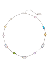 John Lewis Marc Jacobs Charm Necklace Silver/Multi- Buy online at McGrocer
