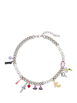 John Lewis Marc Jacobs Dollhouse Charm Necklace Silver/Multi- Buy online at McGrocer
