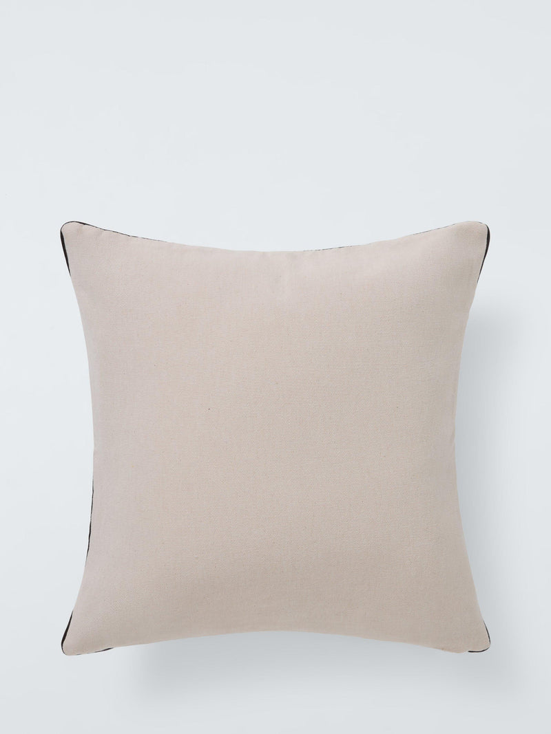 John Lewis rustic geo weave cushion brown multi 43cm - British product