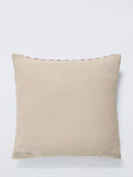 John Lewis Grid Geometric cushion Burnt Umber 50cm - British product