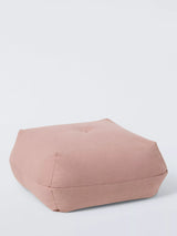 John Lewis John Lewis Pink Square Beanbag Pouffe- Buy online at McGrocer