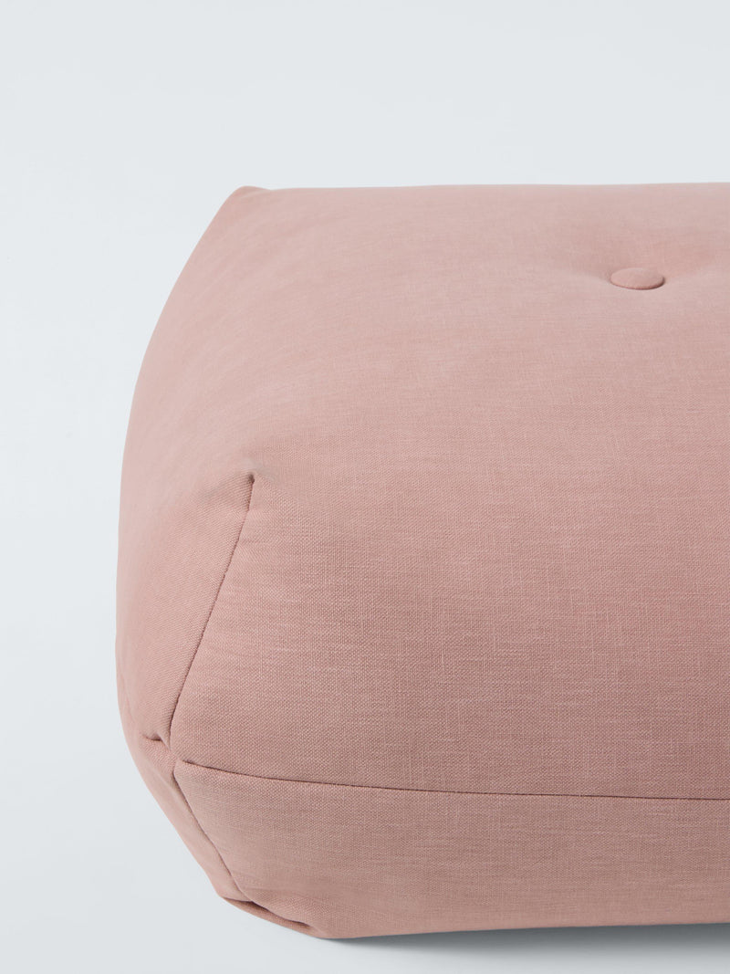 John Lewis pink square beanbag pouffe (British brand)