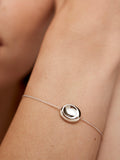 Monica Vinader Aria Adjustable Bracelet sterling silver, imported from the UK