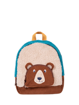 John Lewis Frugi Kids' Fleece Character Backpack Beary Wild- Buy online at McGrocer