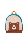 Frugi Beary Wild fleece backpack for kids, UK version