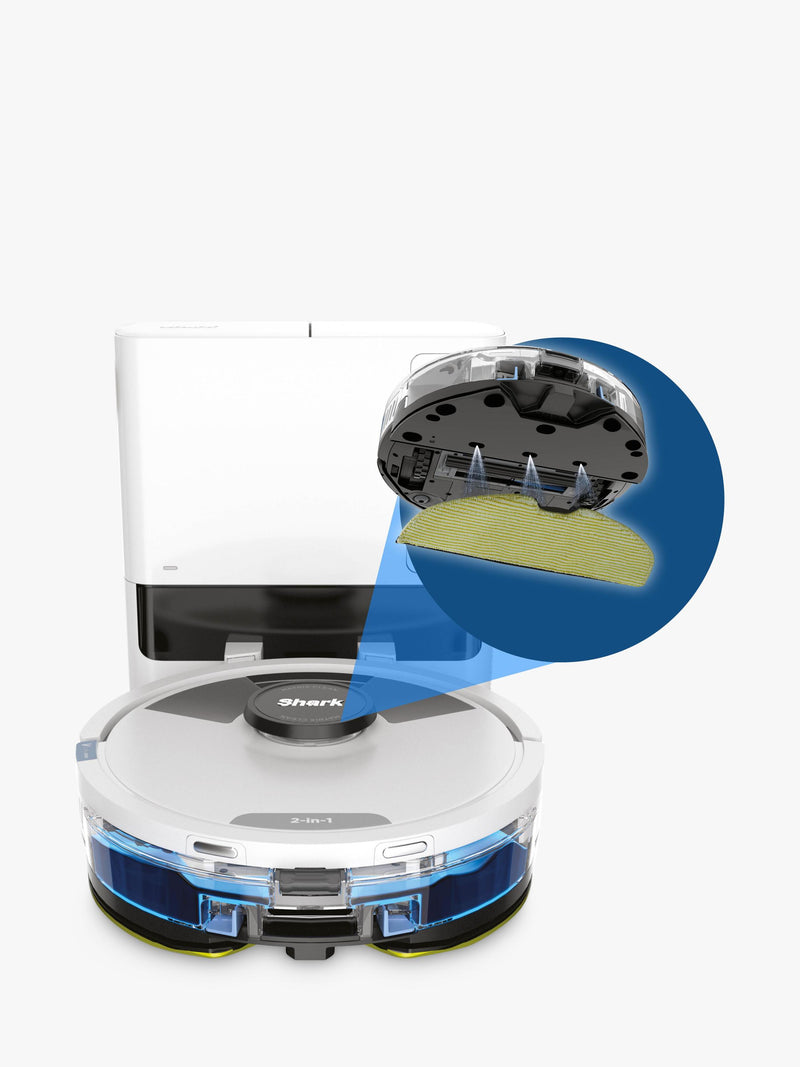 Shark Matrix Plus robot vacuum cleaner white silver, imported from the UK