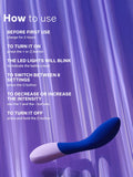 LELO Mona Wave vibrator midnight blue, UK version