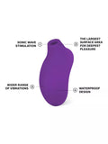 LELO SONA 2 vibrator in Purple, imported from the UK