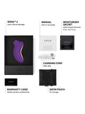 LELO SONA 2 vibrator in Purple, imported from the UK