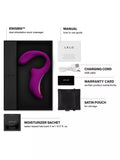 LELO ENIGMA Deep Rose dual-action sonic vibrator, UK version