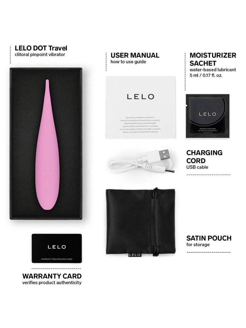 LELO DOT Travel vibrator pink, UK version